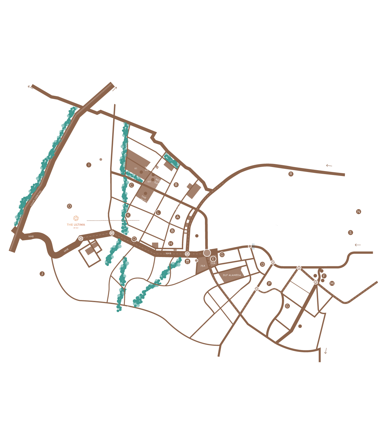 DLF Ultima Location Map 